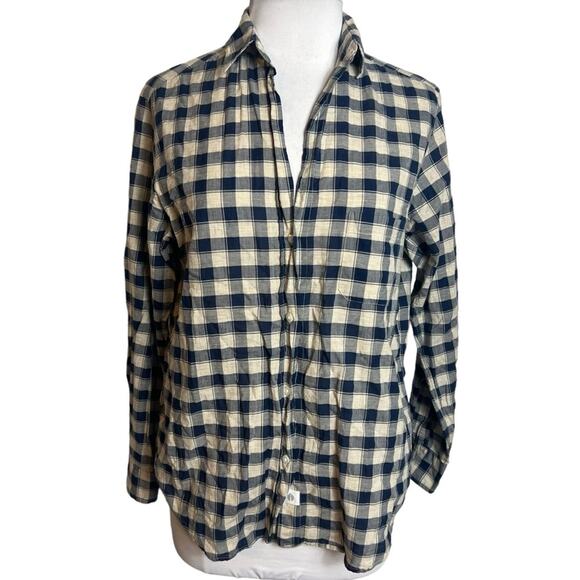 Grayson The Hero Tissue Cotton Button-Up Shirt Check Sz S - Picture 2 of 7